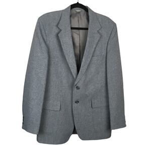 Levi's‎ Action Suit Jacket Menswear Blazer Double Button Grey 42L Big & Tall